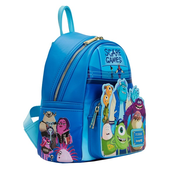 Disney Loungefly Mini Backpack - Monsters University - Scare Games - Picture 2 of 6